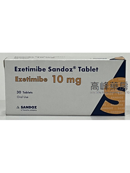 Ezetimibe Sandoz 10mg 30Tablets(Eq to Ezetrol)