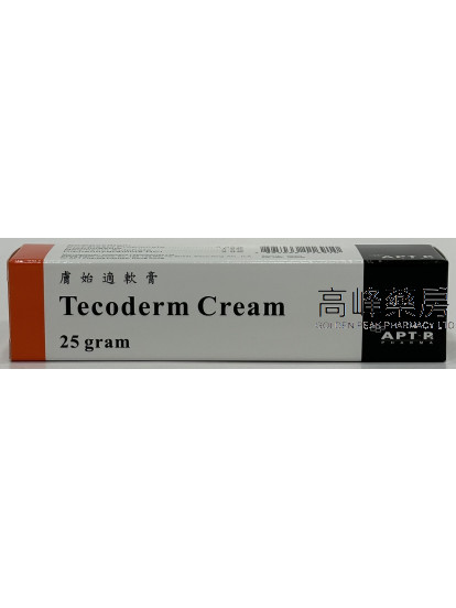 肤始适软膏 Tecoderm Cream 25g