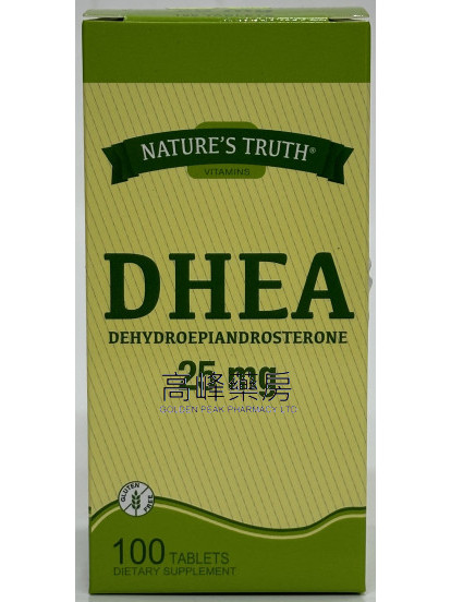乐陶Nature’s Truth  DHEA 25mg 100Tablets