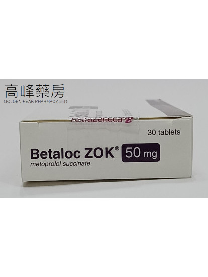 Betaloc Zok 50mg 30Tablets