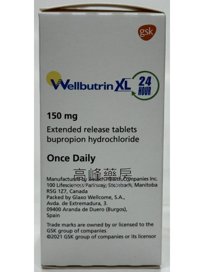 Wellbutrin XL 150mg 30Tablets