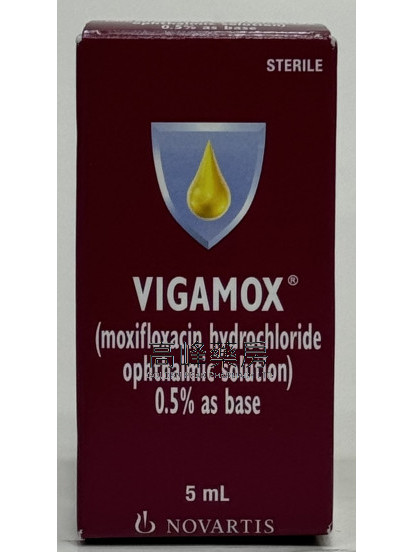 Vigamox Ophthalmic Solution 0.5% 5ml