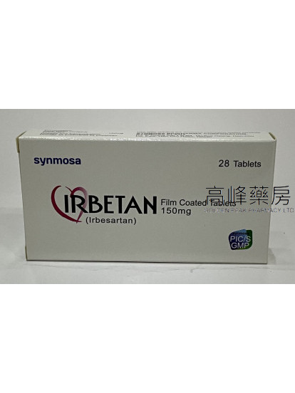 Irbetan 150mg 28Tablets(Irbesartan)