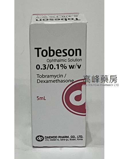 Tobeson Ophthalmic Solution 0.3/0.1% w/v 5ml