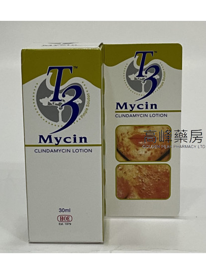 T3 Mycin Clindamycin Lotion 30ml