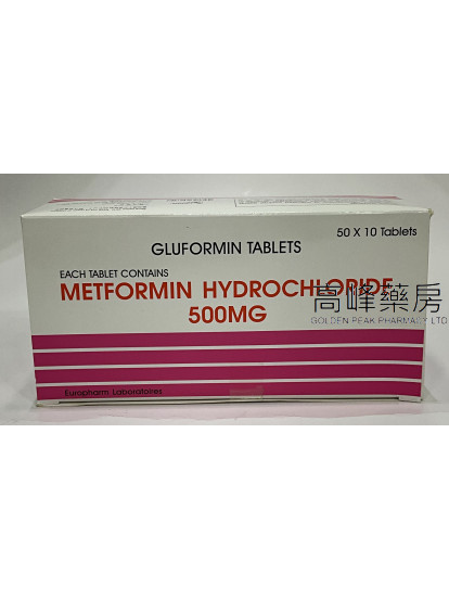 Gluformin 500mg 500Tablets