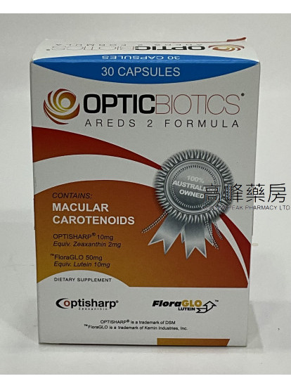 Opticbiotics黄斑护眼维生素 30Capsules