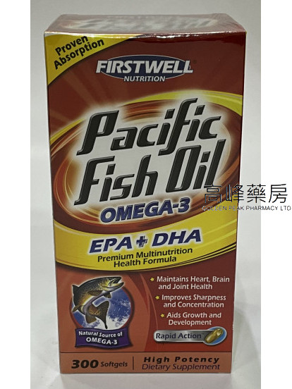 Firstwell Pacific Fish Oil 300Softgels