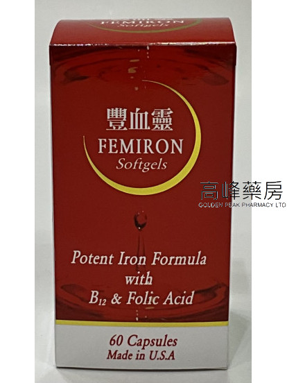 Femiron-丰血灵 60Capsules